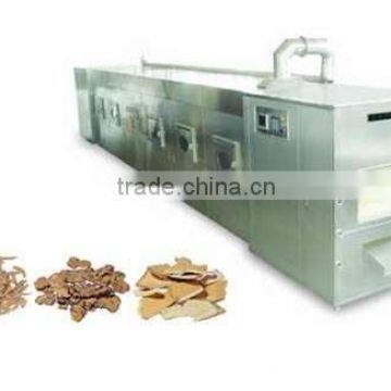 Microwave tea drying machine