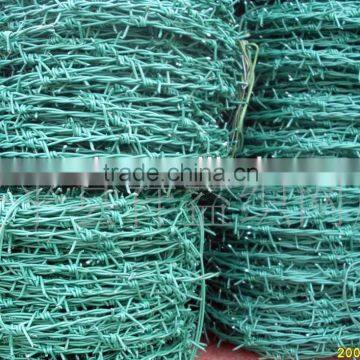 Plastic safety barbed wire mesh fence Barbed wire coil