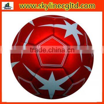 High Quality matte metal soccer ball/football