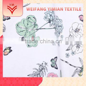 Factory Price Polyester Cotton Flower Printed Georgette Fabric