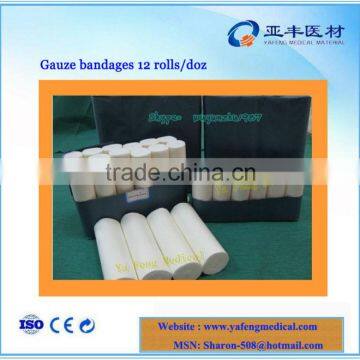 Medical cotton bandages for fractures