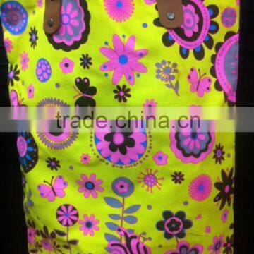 Best selling Print daisy Neon Canvas Tote Bags