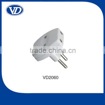 2 Round Pin Electrical Plug Adapter VD2060