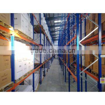 Heavy duty pallet storage rack, economical pallet racking, narrow aisle pallet racking