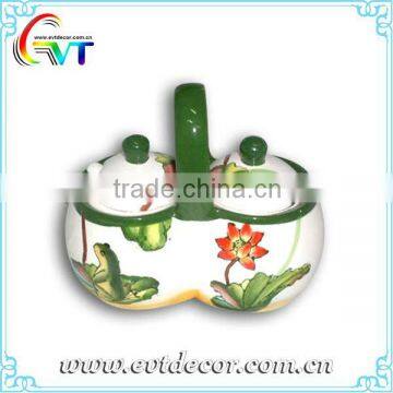 Ceramic Spice Pot With Handle