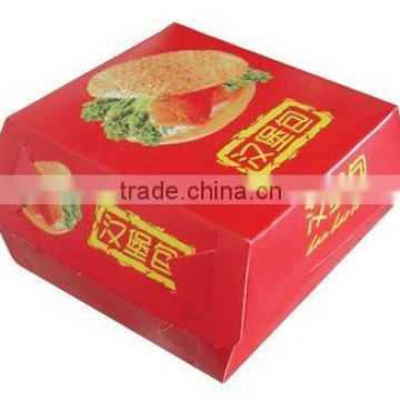 High quality hamburger paper box