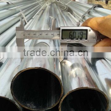 ms mild pre galvanized round steel tube/pipe alibaba china