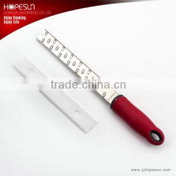 New design stainless steel cheese shredder grater with plastic handle