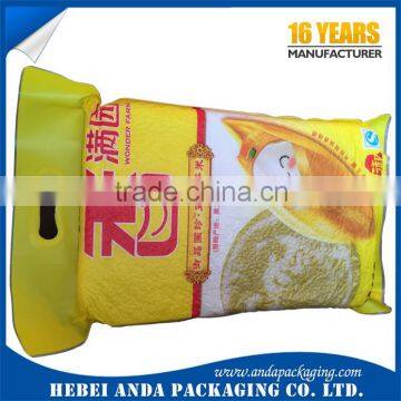 Heat Sealing Food Grade Vacuum Plastic Bag/ 10kg Rice Packing Bag/ Plastic Rice Packing Bag for 1kg 2kg 5kg