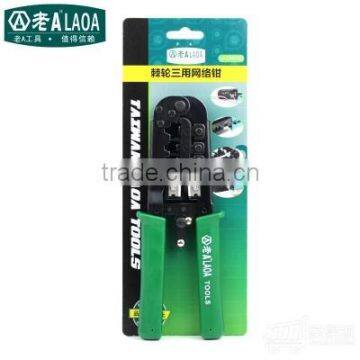 LAOA Rachet Network Crimping Pliers Wire Cutter Electrician Tools photo-3