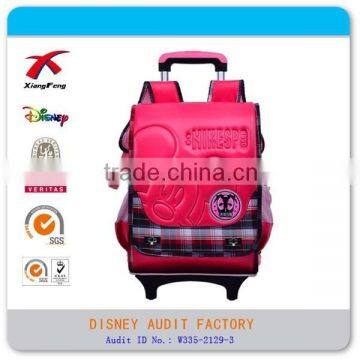 student school bag Mickey mouse trolley bag