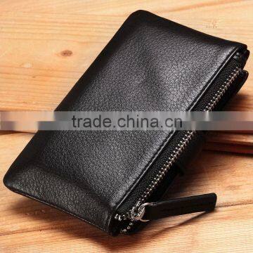 Factory Wholesale Genuine Leather Key Holder Card Wallet photo-3