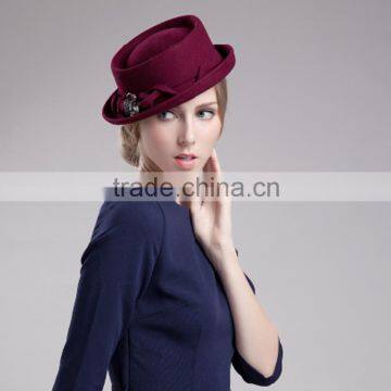 Ladies Fashion Pork Pie ShenZhen Hat photo-5