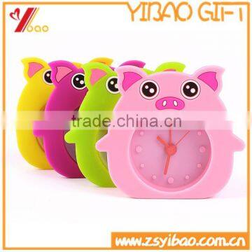 Lovely Pig Silicone alarm clock