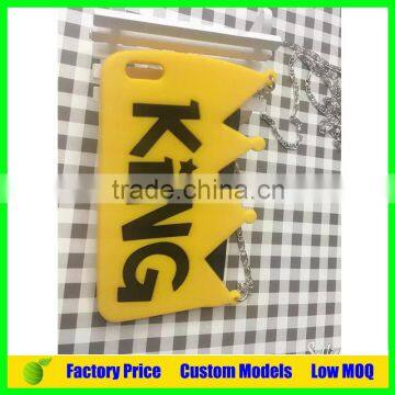 King and Queen custom Silicone mobile 3d phone case for Sony Xperia C4 E5333 phone back cover case