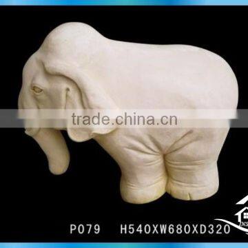 Hand Carved Resin Elephant Garden photo-4