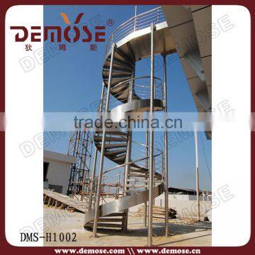 outdoor metal stairs / stainless steel l shaped stair