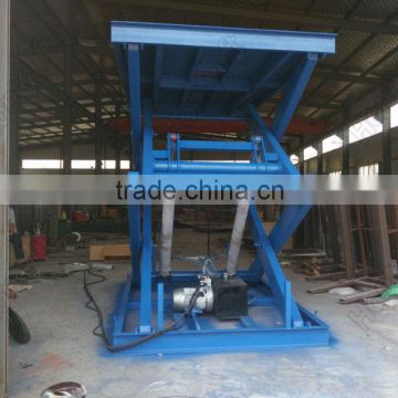 heavy load and capacity stationary scissor lift fix scissor lift