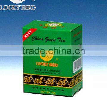 Chinese green tea 8147 Chun Mee in 25g box