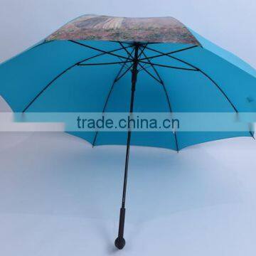 auto open advertising 190t straight umbrella