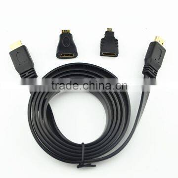 Multifuction 3 in 1 Hdmi to Mini Micro Hdmi Displayport Converter Cable for Smartphone Camera Monitor Hometheater photo-5