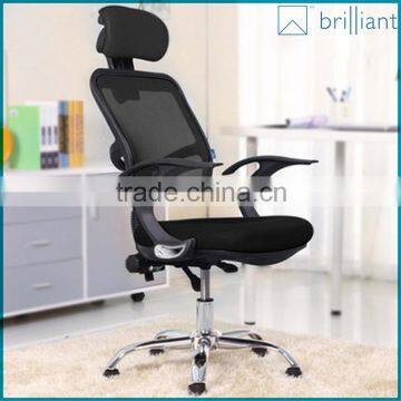 Hot Sale Black Ergonomic Mesh Office Chair With Adjustable Headrest J18 Quality Choice photo-2