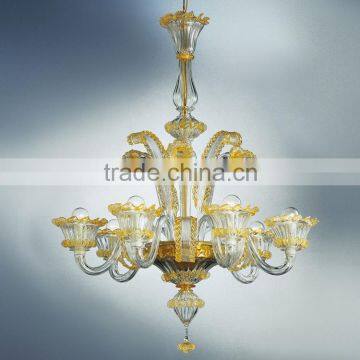 Italian Murano Glass Chandelier Lighting Luxury Pendant Hanging Light CZ3534/6