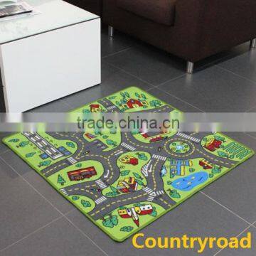 Printed Car Town Carpet With Great Price photo-3