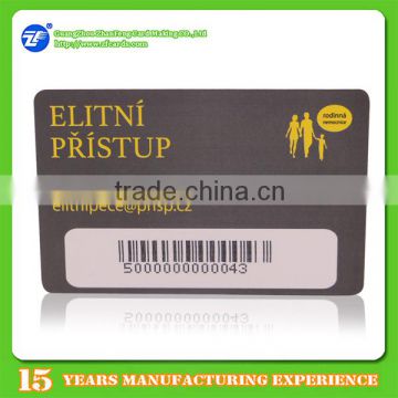 Permier quality plastic medical barcode card for hospital