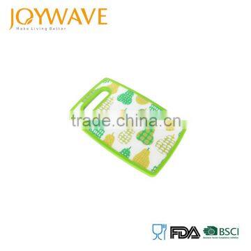 plastic cutting board with deco cutting board
