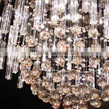 European Style High Quality Flower Shape Chinese Top Coloured Glass k9 Crystal Chandelier Classic Wall Sconce photo-2