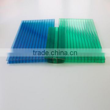 plastic stained glass sheets 8mm thickness colorful panel polycarbonate hollow sheet