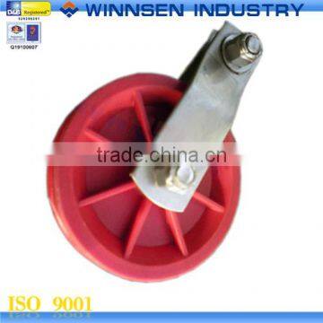 Competitive Price Slide Bracket Cable Nylon Pulley Wheel With Stainless Steel Axle for Tent and Greenhouse Frame Use YS50030 photo-6