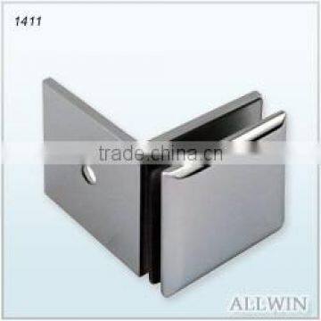 Brass Square Corner 90 Degree Glass Clip