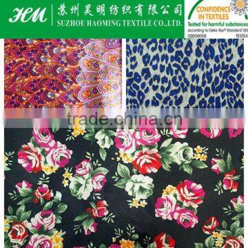 ECO-TEX Polyester stretch satin fabric