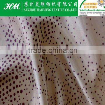 Polyester embossed satin fabric embossed