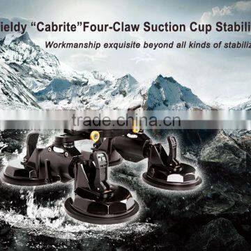 Wieldy four claw sunction up car camera stabilizer