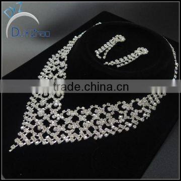 Large Bridal Jewelry Sets Rhinestone Wedding Jewelry Sets Wholesale photo-2