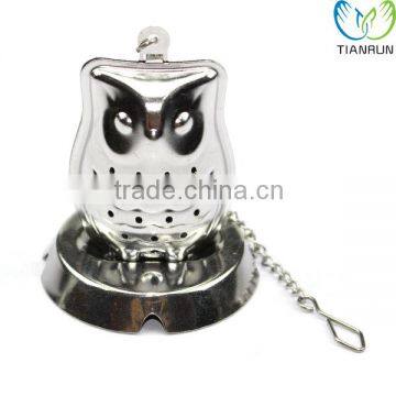 New Design Hot Selling Owl Shape Stainless Steel Tea Infuser