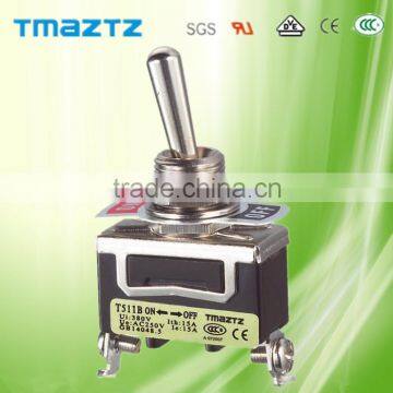 single pole toggle switch / CCC TUV on off toggle switch / plastic toggle switch