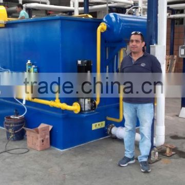 Containerised dissolved air flotating effluent treatment unit