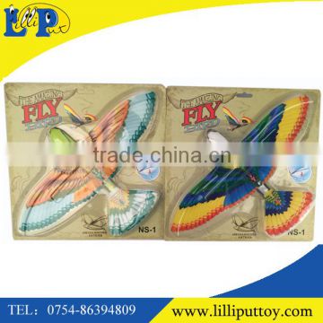 Promotional wind up plastic flying birds toy wind up eagle toy for kid