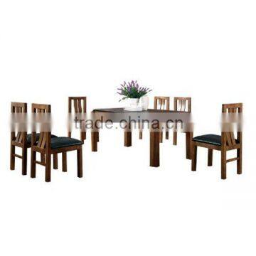 Classical style fabric hotel dining furniture solid wood kitchen chair dining room furniture