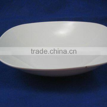 YF13091 white square ceramic plate