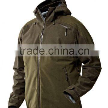 Waterproof breathable country green hunting outdoor jacket