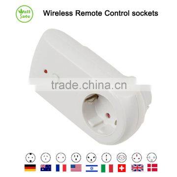 Wall Switch and Socket Remote Control Socket Set EU Plug K15 1+1 photo-3