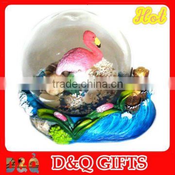 Flamingo polyresin sand ball