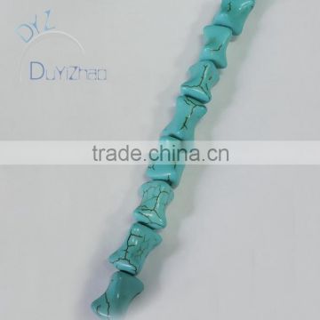 new arrival turquoise stone in wholesale/bone shape stone jewelry