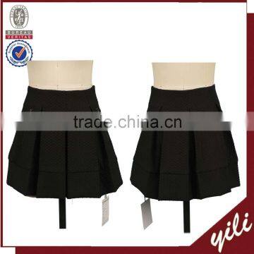 Pleated pattern umbrella skirt mini skirt pants for women