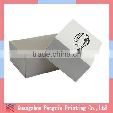 Lid and Bottom White Paper Wholesale Custom Paper Box Packaging